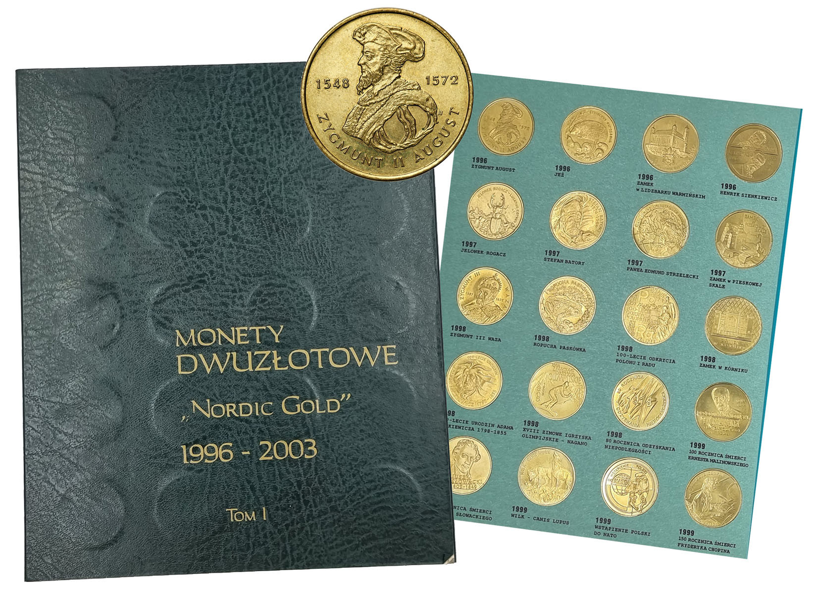III RP. Monety Dwuzłotowe - Komplet 2 złote GN 1996 - 2003